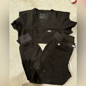 Figs Black Scrubs Women